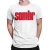 Sombr Log TShirts Men  Vintage 100 Cotton Tee Shirt O Neck Short Sleeve T Shirts Gift Idea Clothes