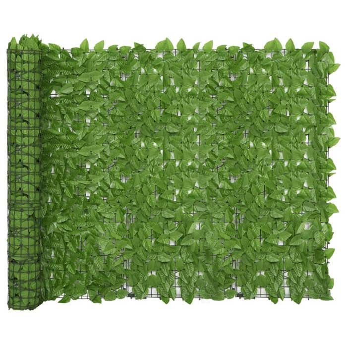 VidaXL Balcony Privacy Screen with Leaves, Artificial Fence, Privacy Fence, Garden Screen Terrace Patio Courtyard, 3216425