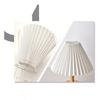 Vintage Pleated Remote Control Night Light Nordic Bedroom Table Lamp Umbrella Shaped Bedside Lamp Creative Gift For Home Decor