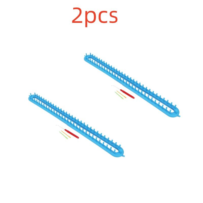 1 Set Rectangle Round DIY Knitting Loom Scarf Sweater Hat Shawl Stitching Knit Handmade Craft Weaving Braiding Tool