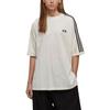 Y-3 Logo Print Striped Trim Crew Neck T-Shirt Unisex Tops White HZ8871