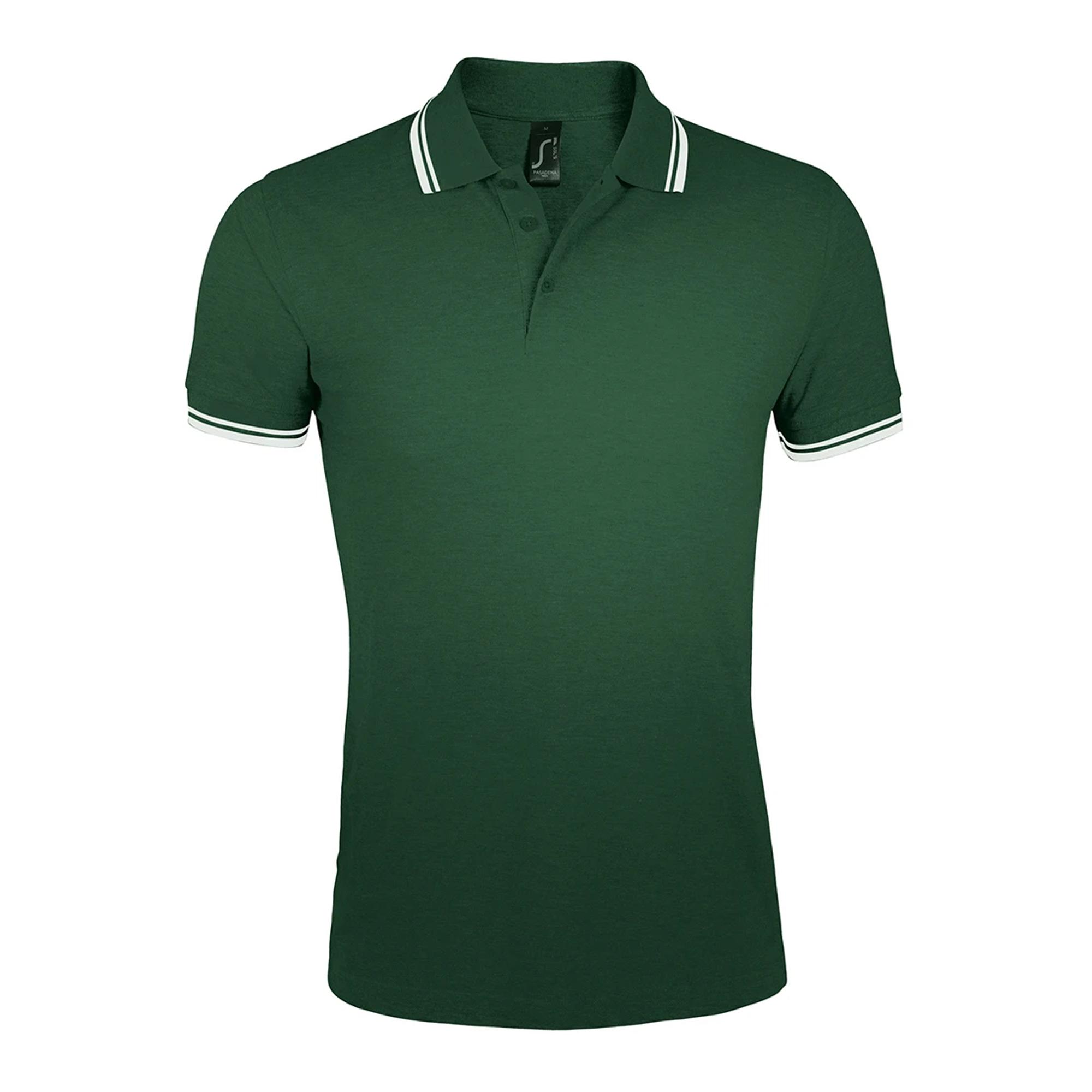 Sols Heren Pasadena Getipt Piqué Poloshirt Met Korte Mouwen L