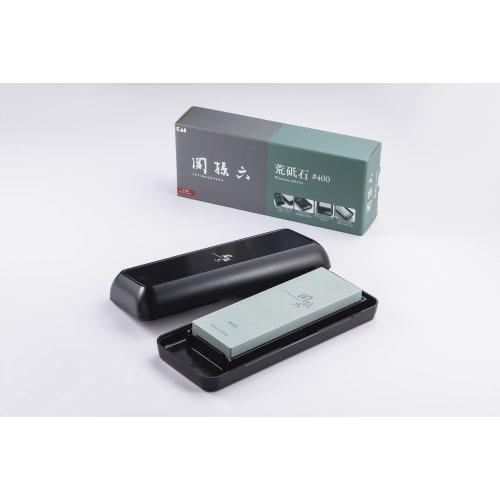 Kai Seki Magoroku Coarse Knife Sharpener, #400, with Storage Case, Made In Japan, AP0329