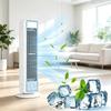Wieżowy wentylator Silny wiatr Chłodzenie 3600mAh Bezłopatkowy Przenośny klimatyzator z pilotem Cichy 5 prędkości do domu Biura Pokoju