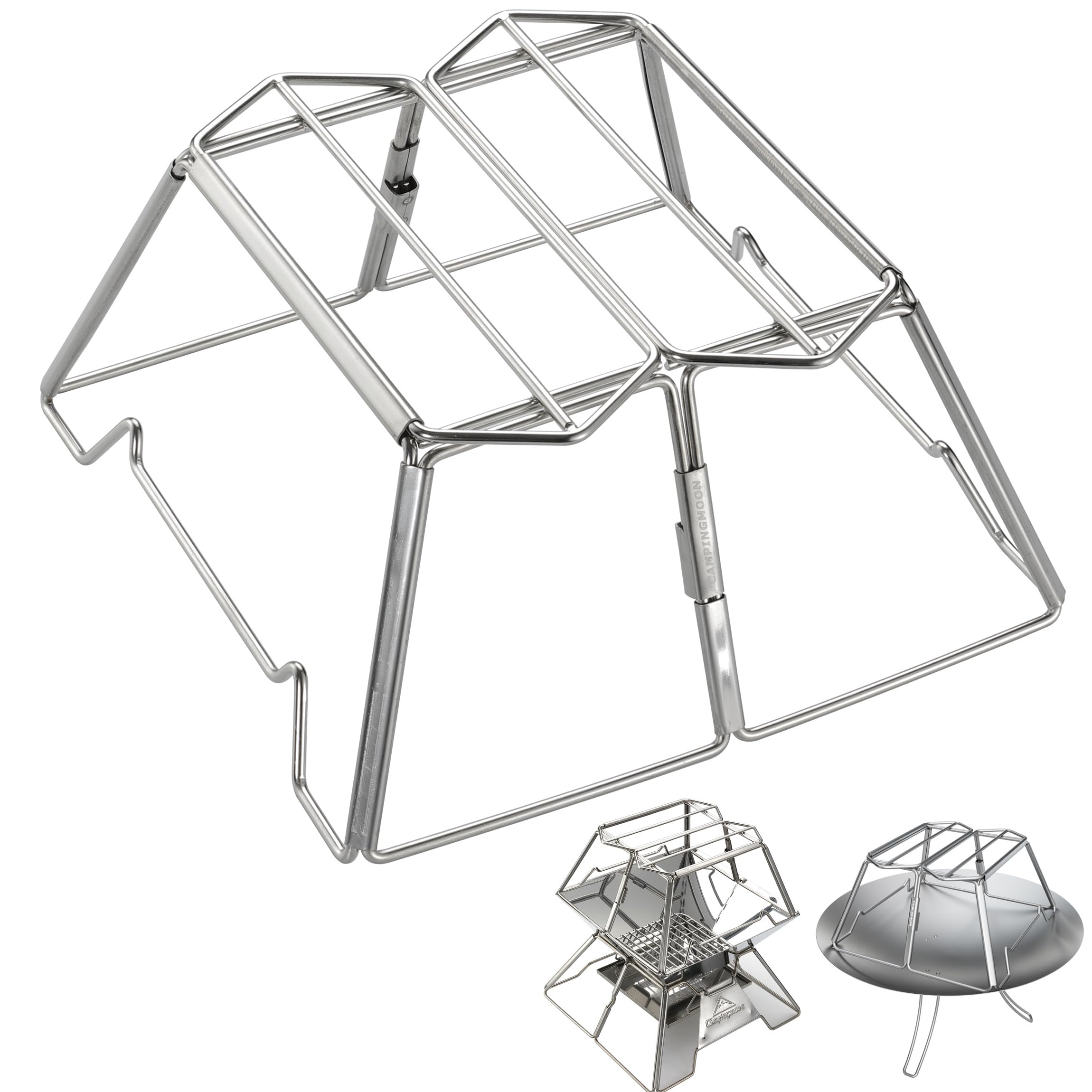 CAMPING MOON Подставка для огня, Кострище, Подставка для кемпинга, Кострище Coleman, MT-2-ST
