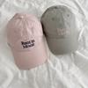 Korean Big Head Circumference Letter Embroidery Baseball Cap Spring Simple Versatile Cap Men And Women Show Small Faces