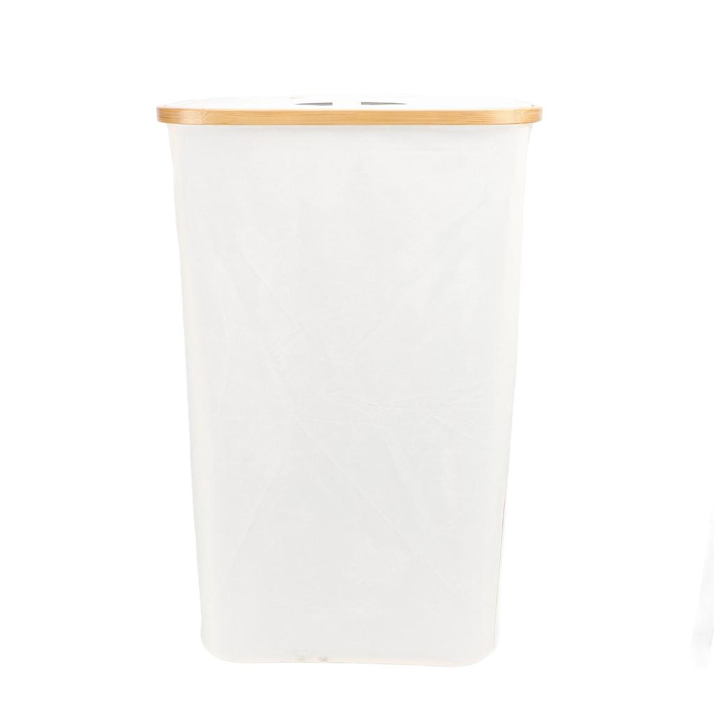 Recycling Basket Bag Foldable Oxford Cloth Large Capacity Bottle Can Recycle Bin for Home Beige