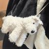 Highland Puppy West Plush Doll Shoulder Bag Adjustable Shoulder Strap Animals
