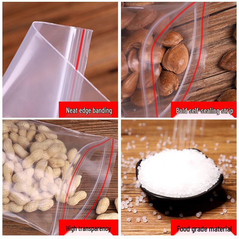 Thickened PE Self-Sealing Food Storage Bags