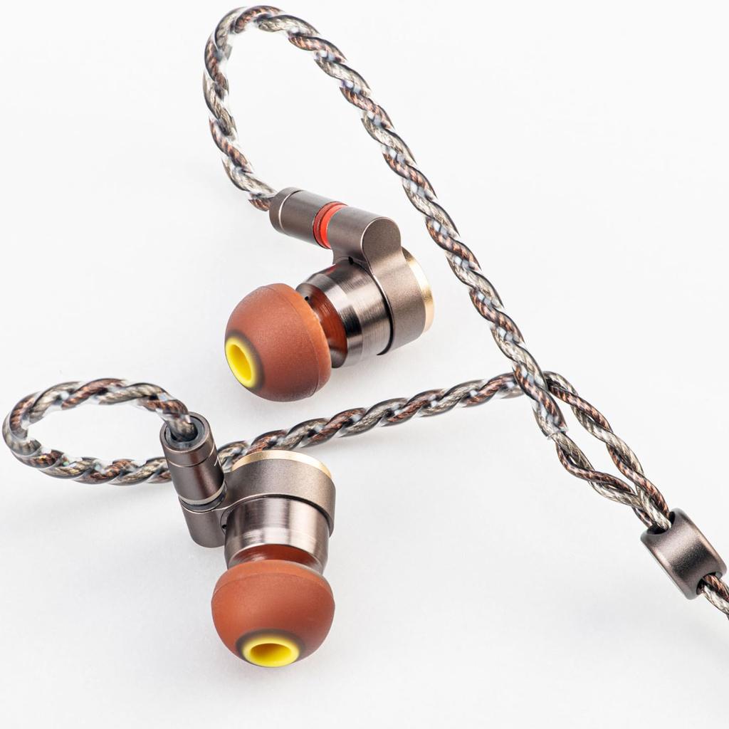 TINHIFI T4 Plus Auricolari Intrauricolari Cablati con Cancellazione Attiva del Rumore Design a Doppia Cavità in Metallo Auricolari Dinamici HiFi con Cavo Staccabile Dotati di Dinamico Composito da 10mm