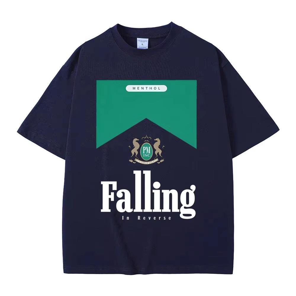 Falling In Reverse Graphic Tshirt Men Women Rock Fashion Fashion Tshirt Streetwear Summer Mens Casual Soft Cotton T Shirts