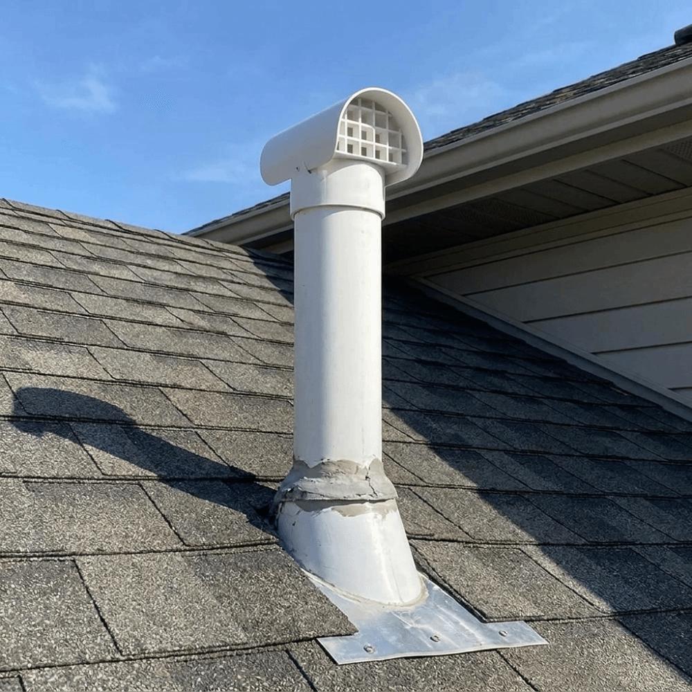 Fine Filter Screen Radon Exhaust Vent Cover Weatherproof Vent Hood  Air Exhaust Circulation