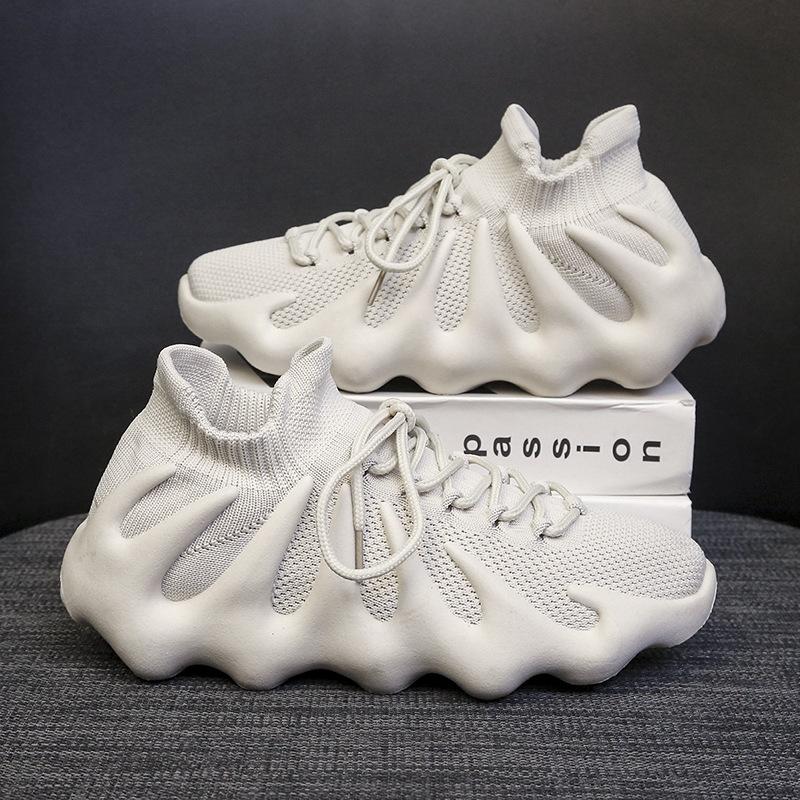 

Земляно-коричневые туфли Octopus Sole 2025 Новые туфли Coconut 450 Volcano Socks Shoes Кроссовки Mesh 35