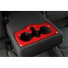 Rear Seat Armrest Water Cup Panel 1PCS For Jeep Compass 2017-19- Bright Red