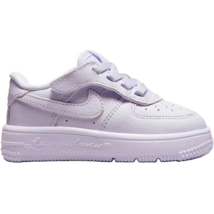 New Drake x Nike Air Force 1 Abrasion Resistant Low Top Toddler Shoes Light Purple Infant And Toddler HQ1774-500
