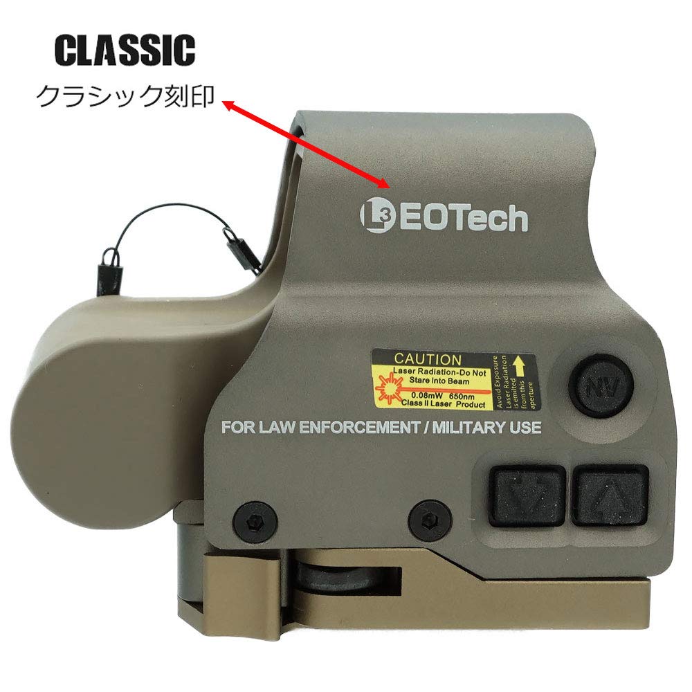 EVOLUTION GEAR EXPS3-0 IOTECH Type Holographic Replica RedIR (Infrared Emitting) Red Dot Sight (FDECLASSIC (L3 Stamp))