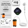 Portable Outdoor Electric Shower Set with Charging Shower Head and Tent