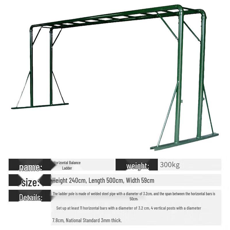 Tachen Horizontal Ladder Obstacle Course Equipment