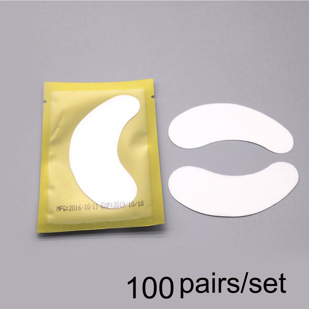 

Гелевые накладки 100 пар/лот накладки для ресниц накладные ресницы накладная бумага для наращивания ресниц gold