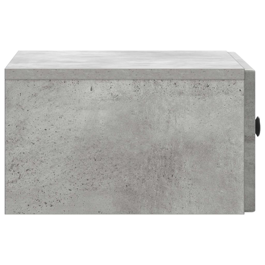 Nightstand Concrete Grey 49 x 34.5 x 20 cm Particleboard