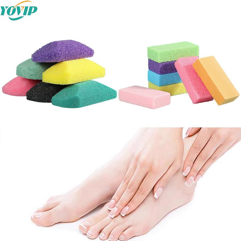 Quadratisch/Bootsförmig Fuß Bimsstein Schwamm Steine Fußpflege Hornhaut Peeling Harte Haut Entferner Pediküre Schrubber Peeling Maniküre Werkzeug