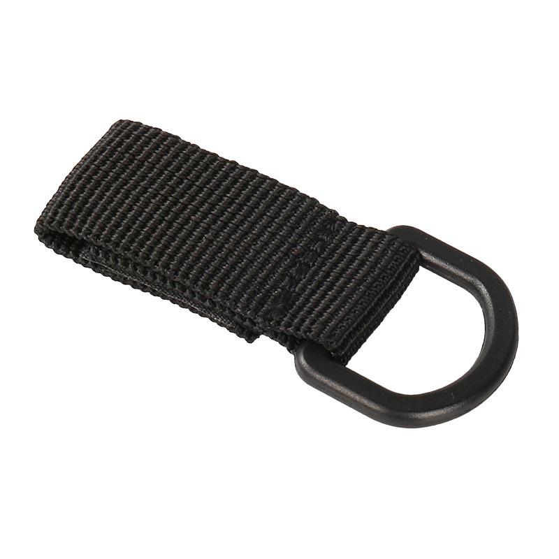 Taktischer Mini-Rucksack-Schnallen- & Multifunktions-D-förmiger Karabiner-Schlüsselanhänger aus Nylon