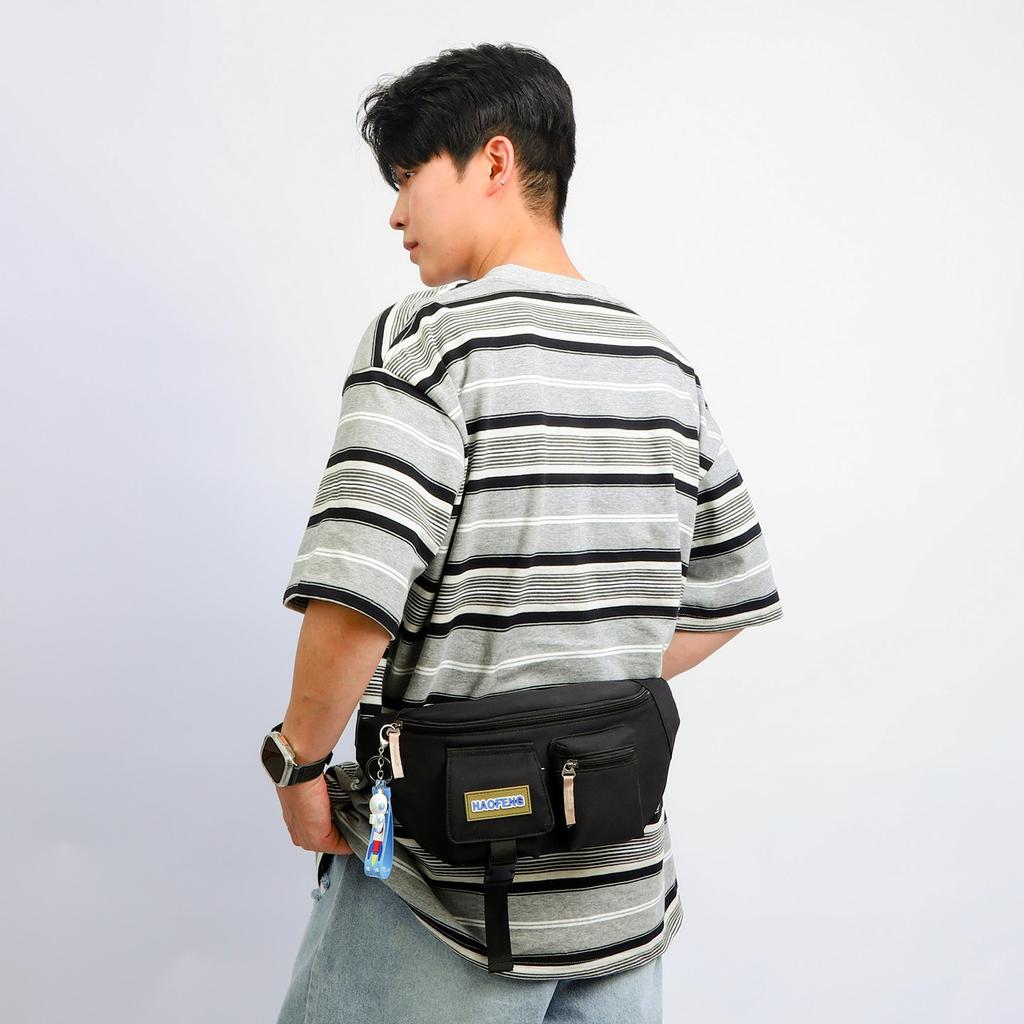 Breast Bag Boys Casual Sports Messenger Bag Couple Fashion Street Trend Qingchao Brand Shoulder Bag