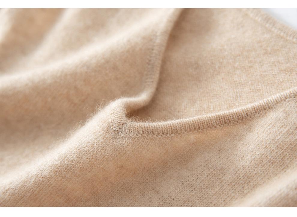 Women's Reversible 100% Cashmere Sleeveless Knit Pullover Vest