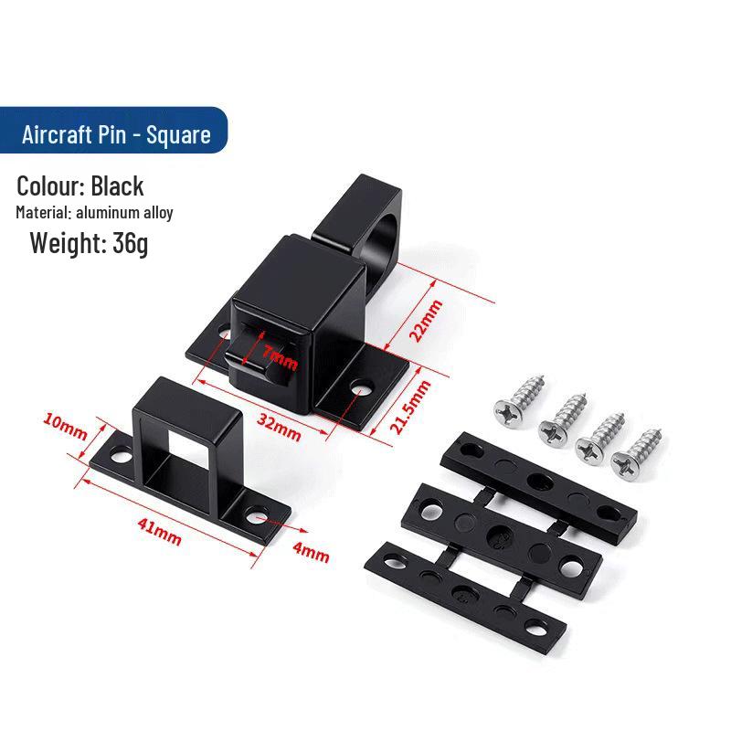 Jin Rong Da Aluminum Alloy Automatic Spring Bolt for Doors and Windows