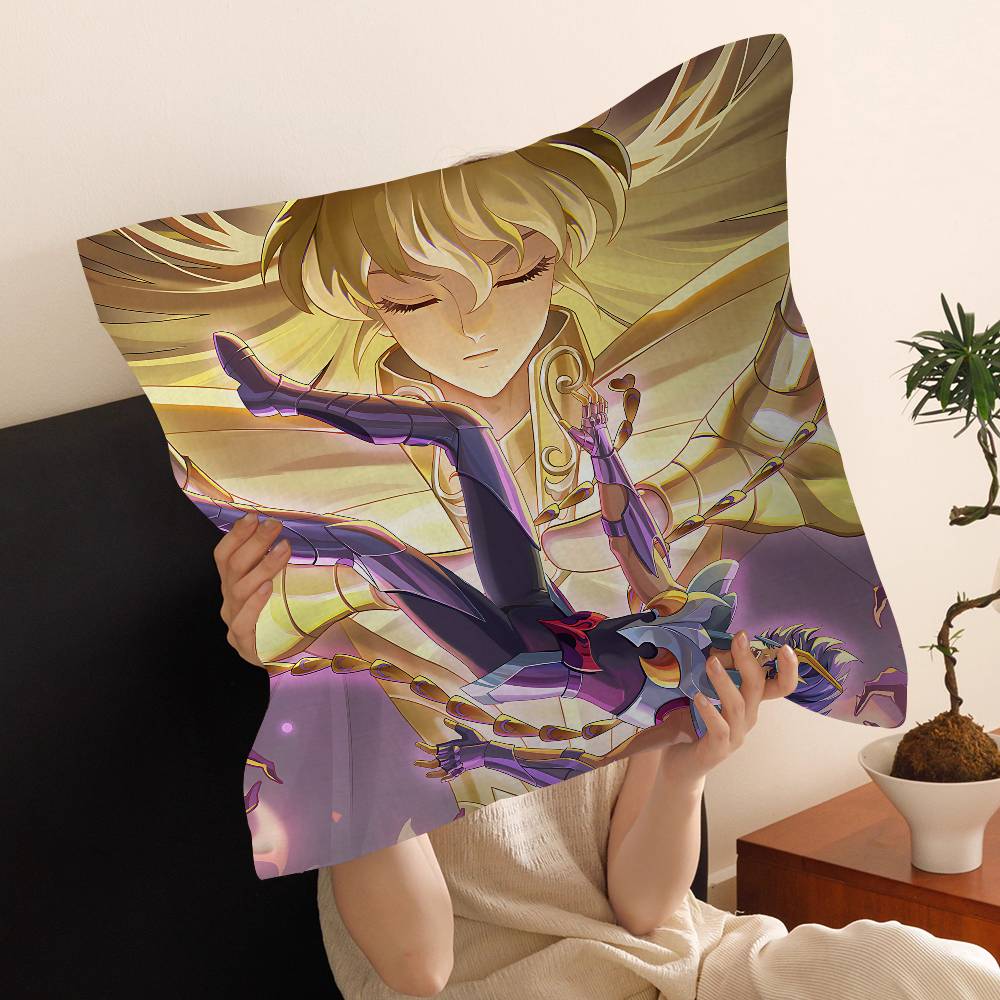 Japanese Hot Anime S-Saint Seiya Cushion Cover Decorative Pillow Sofa Home Decor Case Pillow Cases