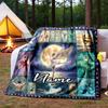 Ballet Dancer Painting Customize Your Name Blankets Comfortable Soft Lightweight Allseason Multipurpose Blanket For Picnics Sofas Offices Beds Living