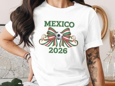 Mexico 2026 World Cup T-Shirt, Mexican Futbol Fan Shirt, Mommy and Me Soccer Game Day Apparel, Viva Mexico Supporter Tee, Family Matching