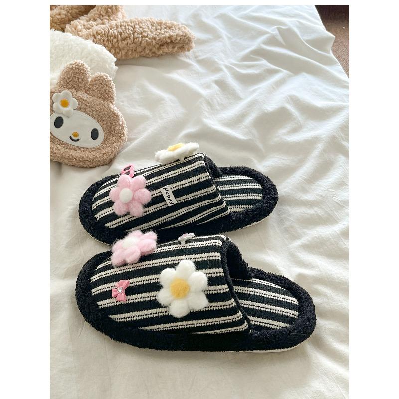 Новые универсальные хлопковые тапочки с одним пальцем, милая обувь для женщин 36-37