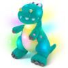 Glowing Green Dinosaur Plush ToyCuddly Dinosaur Stuffed Animal Featuring Colorful Lights Joyful Mother's Day Present