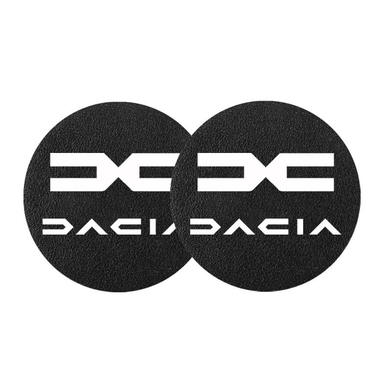 2 ks podtácků do auta, podložky pod hrnek s vodou, vodotěsné vložky do přihrádky pro Dacia Duster Logan Sandero Stepway Dokker Lodgy MCV 2019 Jaro