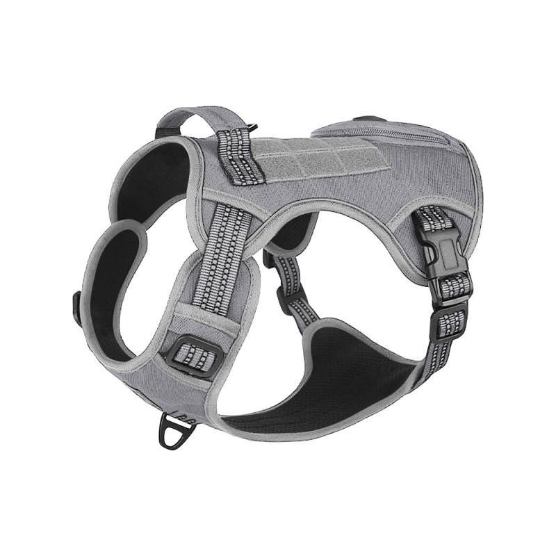 Adjustable Dog Harness Vest With Leash Attachment Small To Large Breeds Walking Control