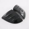 For MG 4 MG4 EV Mulan   2024 ABS Carbon Fiber Black Side Door Rearview Mirror Frame Cover Trims Sticker Car Accessories