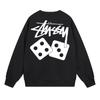 Sudadera Unisex con Estampado Stusy de Algodón Puro con Cuello Redondo - Estilo Moderno, Holgado y Casual