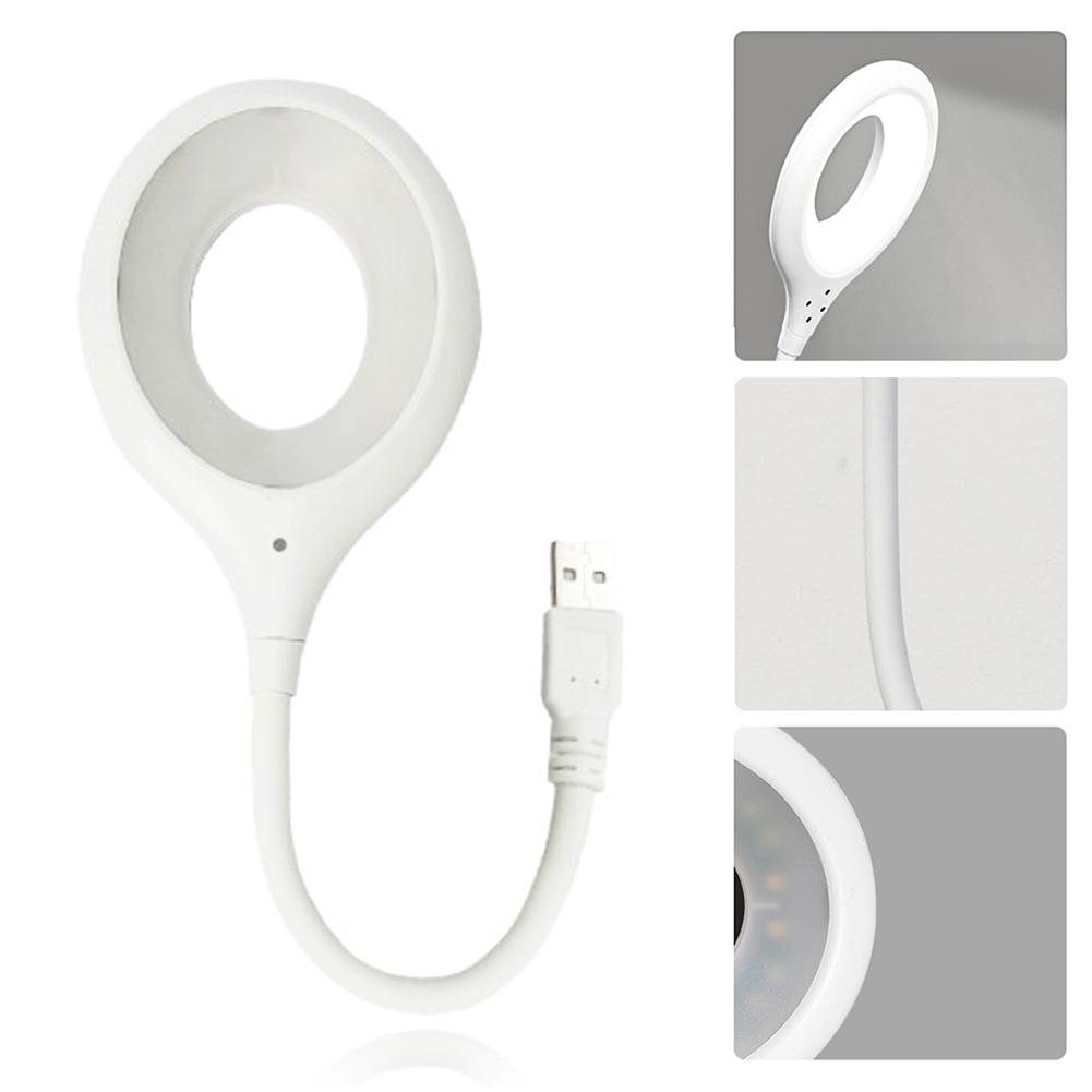 LED Smart Voice Control Night Light USB 5V Portable Table Reading Lamp Sound Sensor Beside Lighting Dimmable 3 Color Change