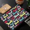 4Pc Cute-cartoon-cats Placemat 30X45cm Coasters Pads Bowl Cup Mat