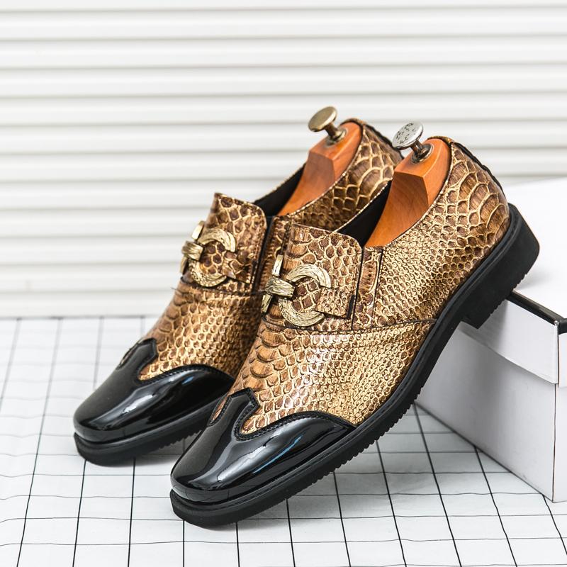 Fashion Classic Trends Autumn Outdoor Men's Leather Shoes Platform Oxfords Male Derby Shoes Casual Mens Lace Up Thick Soled Work Shoes