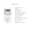 High Capacity Timer Outlet Featuring Digital Display Easy Operation for Appliances 1875W 125V Voltages NEMA Compatible