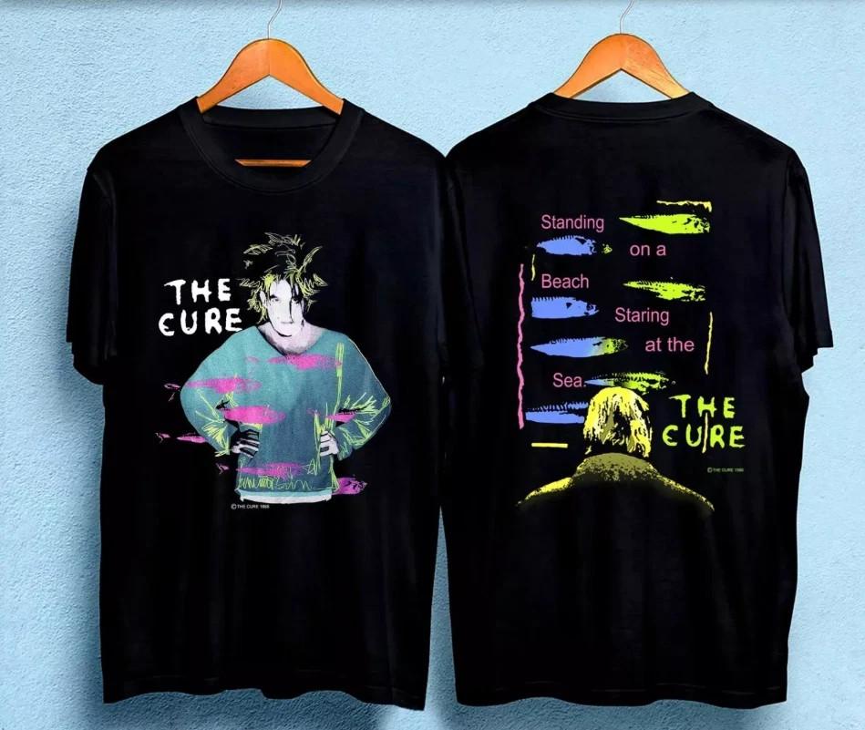 1986 The Cure Standing On A Beach Staring At The Sea T-Shirt XXXL