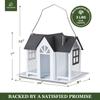 Garden Yard Hanging Bird Feeder Metal House Design Squirrel Proof Hummingbird Feeder