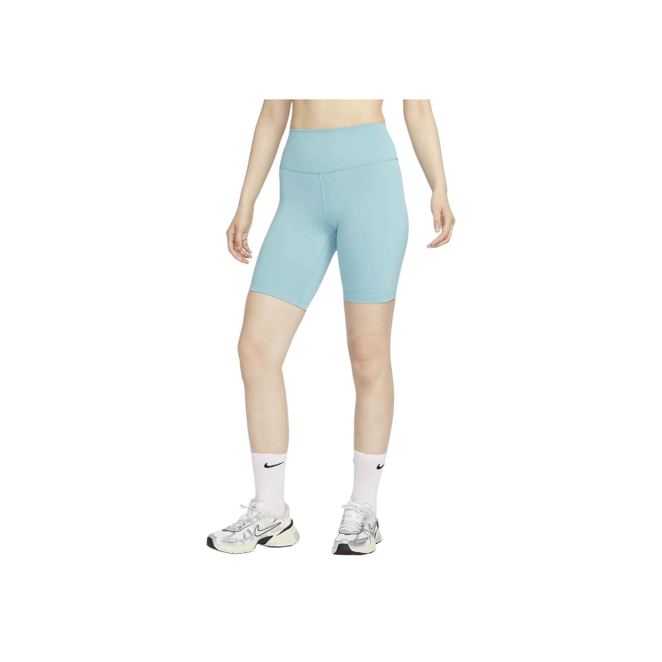 

Nike One Solid Color Breathable Quick-Dry High-Waisted Cycling Pants Women bottoms Denim-Blue Green FN3207-464 XL