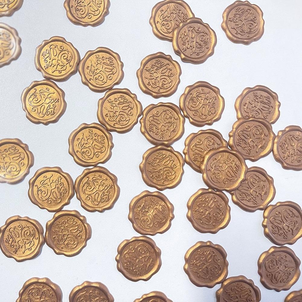 10pcs Personalized Wax Seal Stickers Self Adhesive Envelope Seal Stickers  Valentine's Day