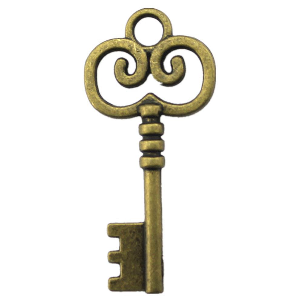 Key Charms Multi Color Alloy Locks Pendants For Romantic Themed Jewelry