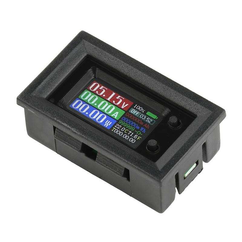 DC4-30V 10/50/100A 0.96-inch Color Screen Low Voltage Power Supply Voltage Current Power Multifunctional Measuring Instrument