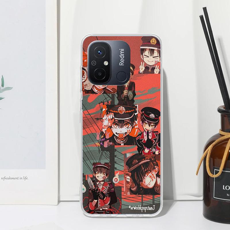 Anime Toilet Bound Hanako Kun Phone Case For Xiaomi Redmi 12C 12 10C 10A 10 9C 9A 9T 9 8A 8 7A 7 6A 6 Pro K70 K40 K20 Fundas Bac