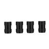4pcs Tire Valve Stem Aluminum Alloy Black Tire Stem Covers for Cars Mountain Bikes